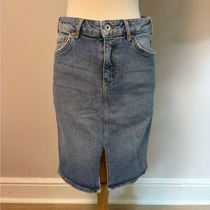 Anthropologie | Pilcro & the Letter Press Denim Skirt Size 4